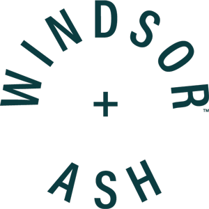 Windsor + Ash round logo green