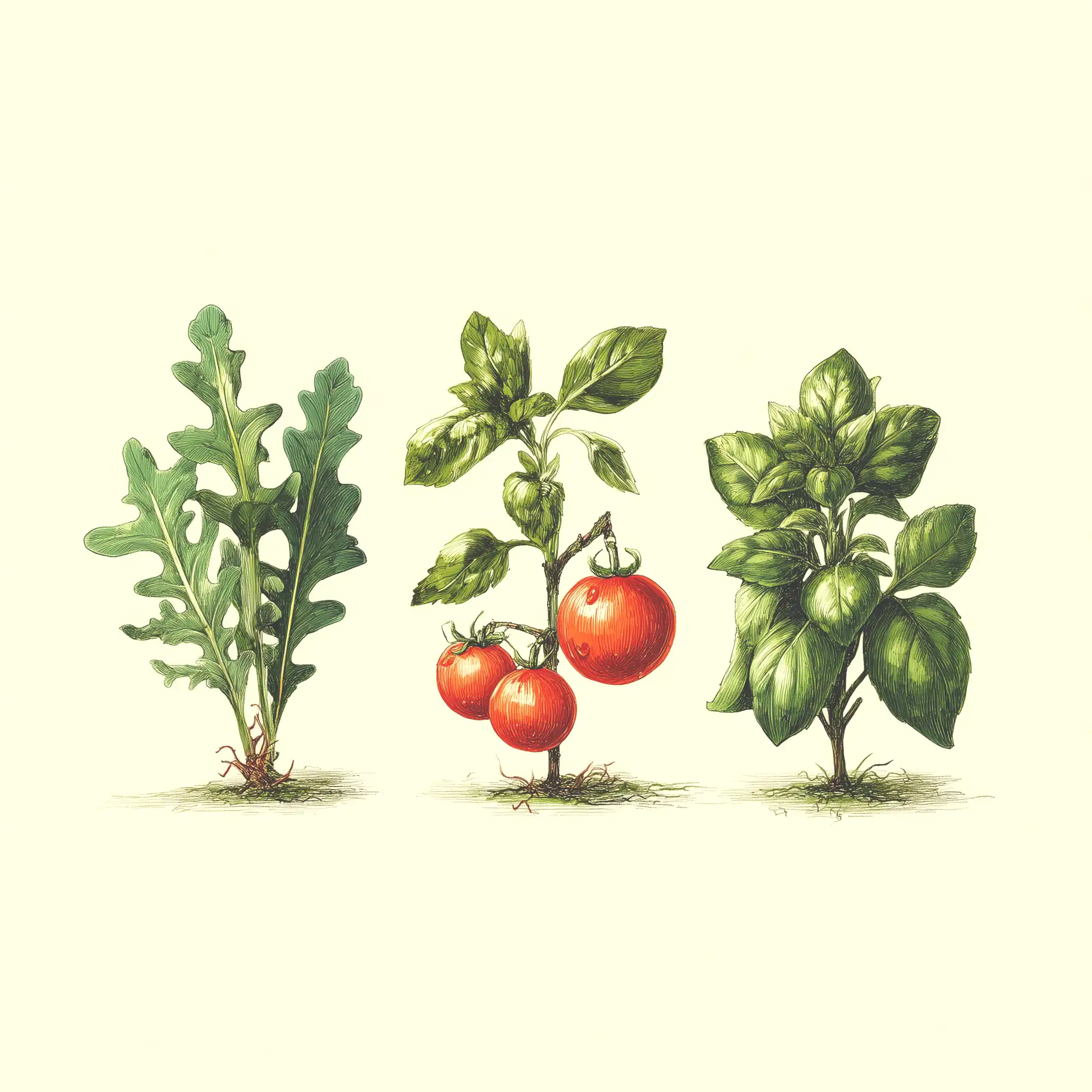 Arugula Tomato Basil Diffuser Set