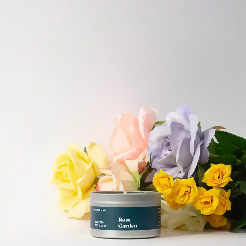 Rose Garden Soy Candle - Image 2