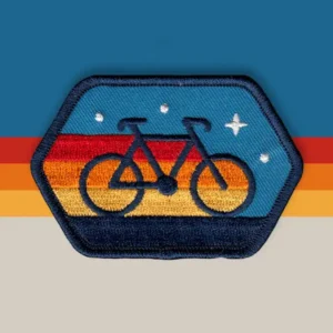 Cyclist Embroidered Patch