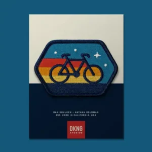 Cyclist Embroidered Patch