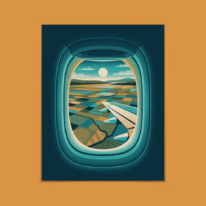 Farmland 11" x 14" Four-Color Screen Print