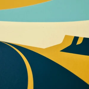 Horizons: Desert Three-Color Screen Print Poster