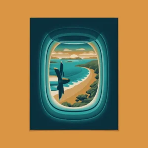 Island 11" x 14" Four-Color Screen Print Poster