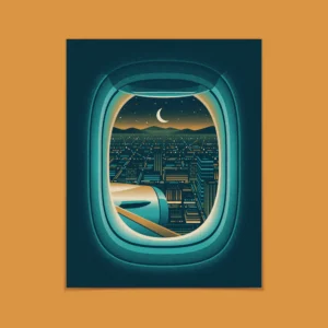 Mainland 11" x 14" Four-Color Screen Print Poster