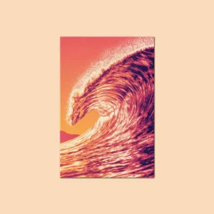 Postcard: Wave
