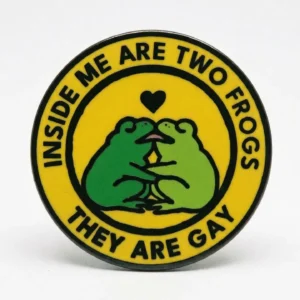 Two Gay Frogs Pin