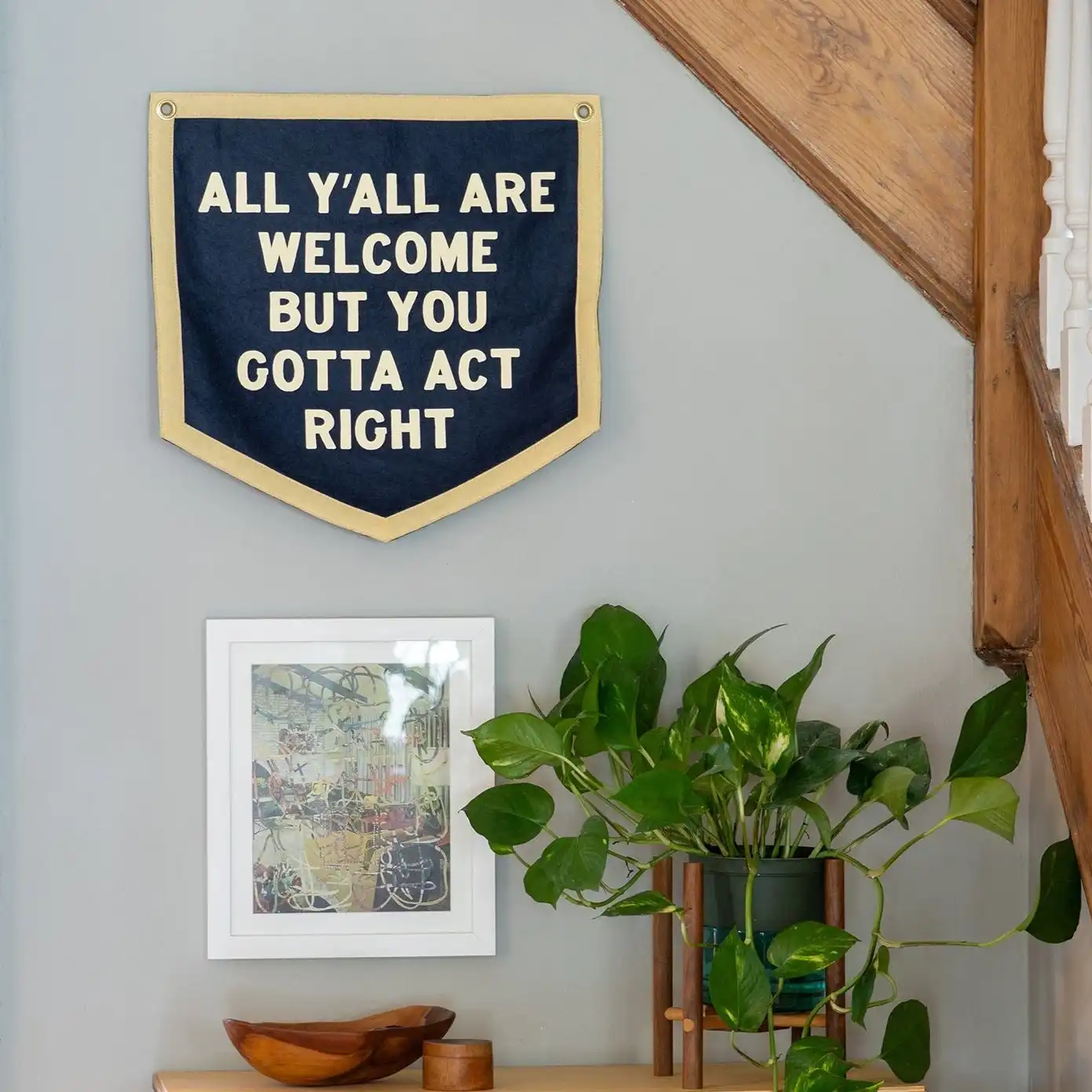 All Y'all Are Welcome Camp Flag - Image 6
