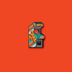 Arcade: Build Soft Enamel Lapel Pin