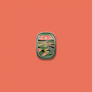 Farmland Window Seat Soft Enamel Pin