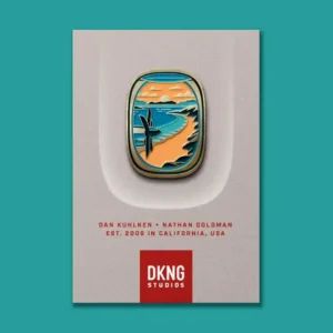 Island Window Seat Soft Enamel Pin