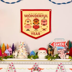 It's The Most Wonderful Time Of The Year Camp Flag