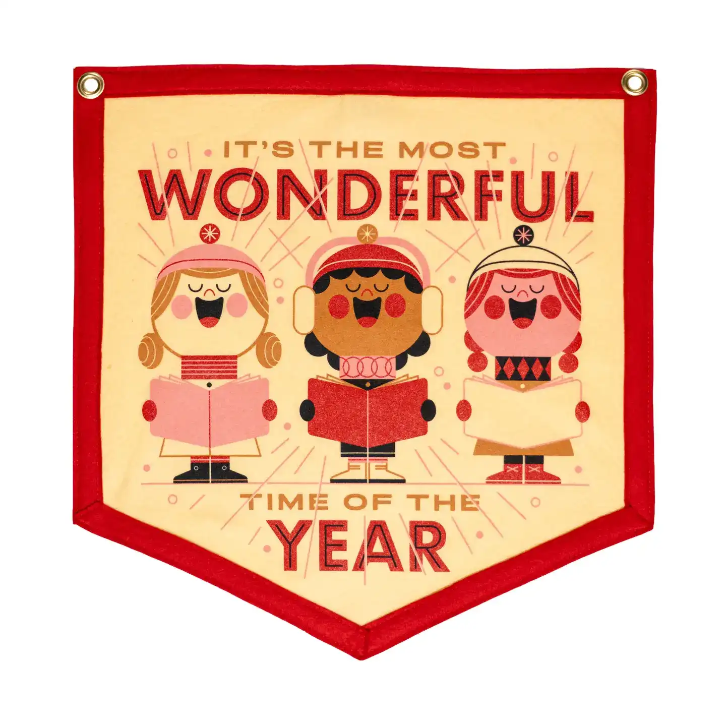 It's The Most Wonderful Time Of The Year Camp Flag