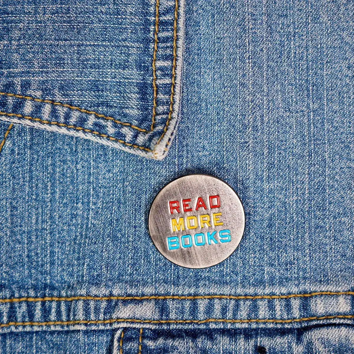 Read More Books Enamel Pin - Image 3