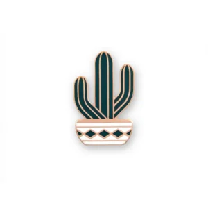 Saguaro Rose Gold Hard Enamel Pin