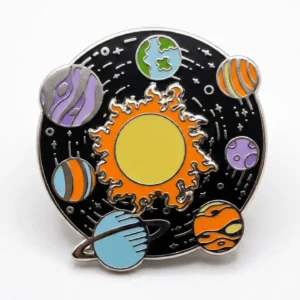 Solar System Deluxe Spinning Pin