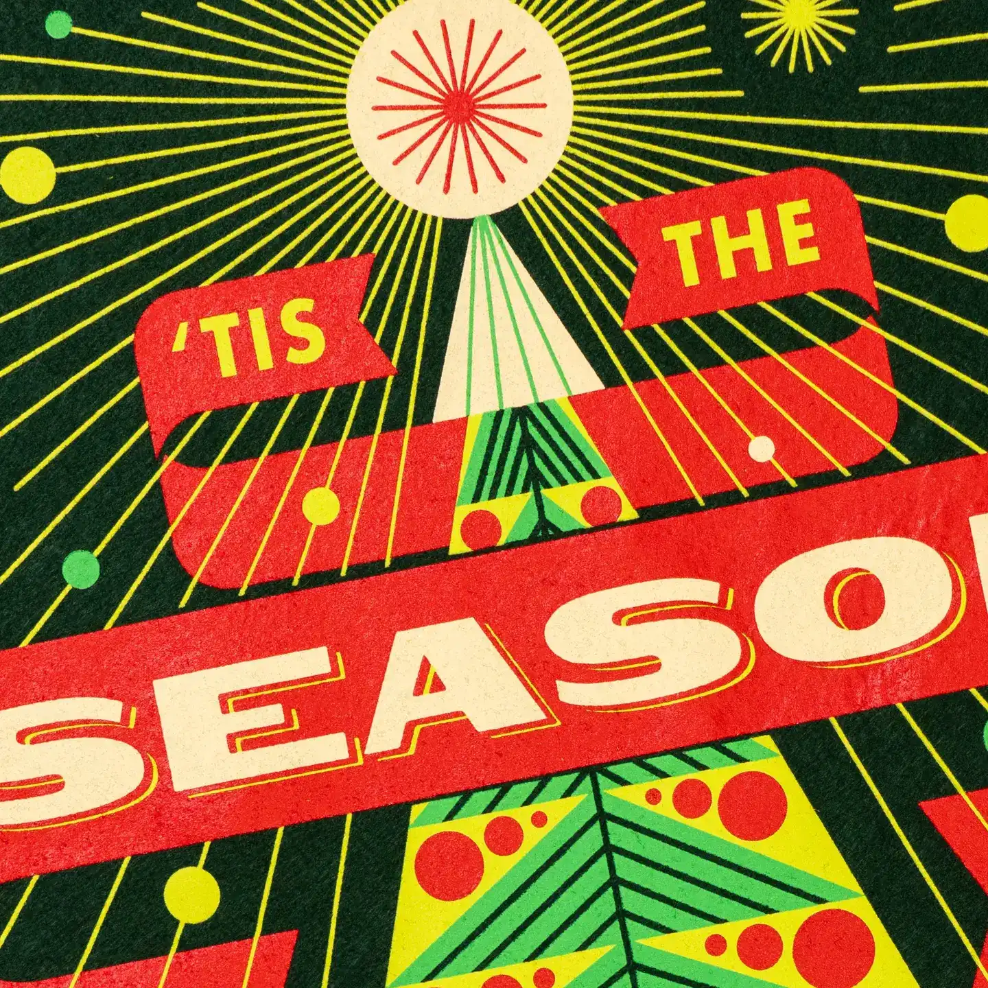 Tis the Season To Be Jolly Camp Flag - Image 3