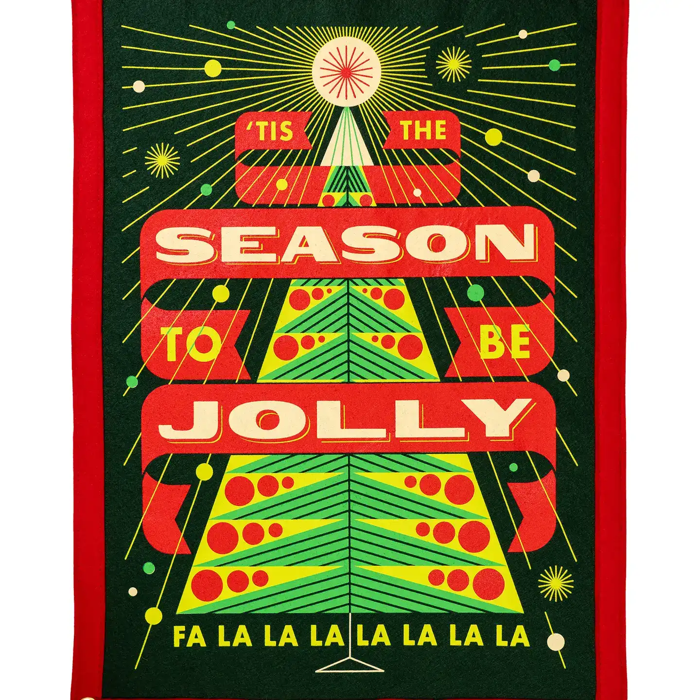 Tis the Season To Be Jolly Camp Flag