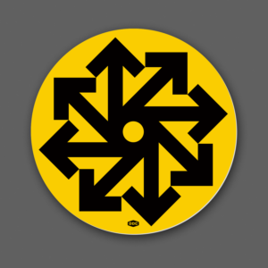 Chaos Arrows Sticker