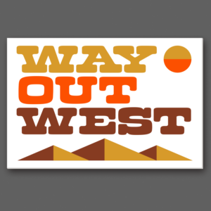 Way Out West Sticker