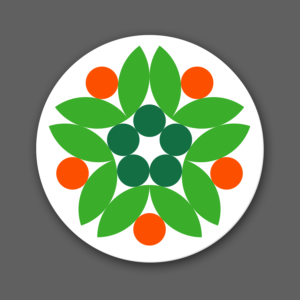 Fiveway Foliage - Green Sticker