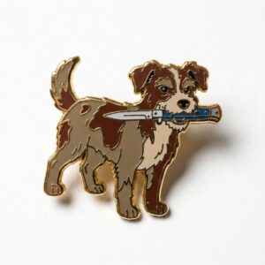 Switchblade Dog Pin