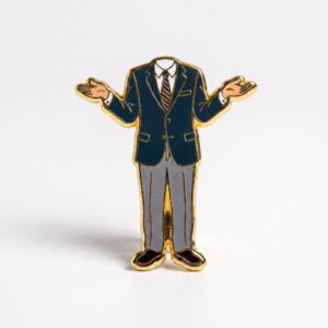 Headless Guy Pin