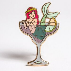 Mermaid Cocktail Pin