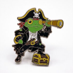 Pirate Frog Pin