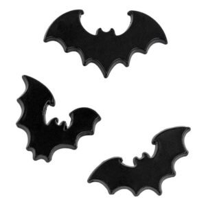 Flying Bat Plated Pin Set Of 3