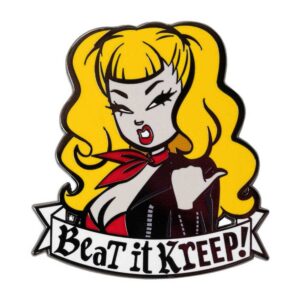 Traci Lords Beat It Kreep Viva Enamel Pin