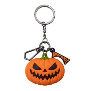 Pumpkin Orange 3D Flat Keychain