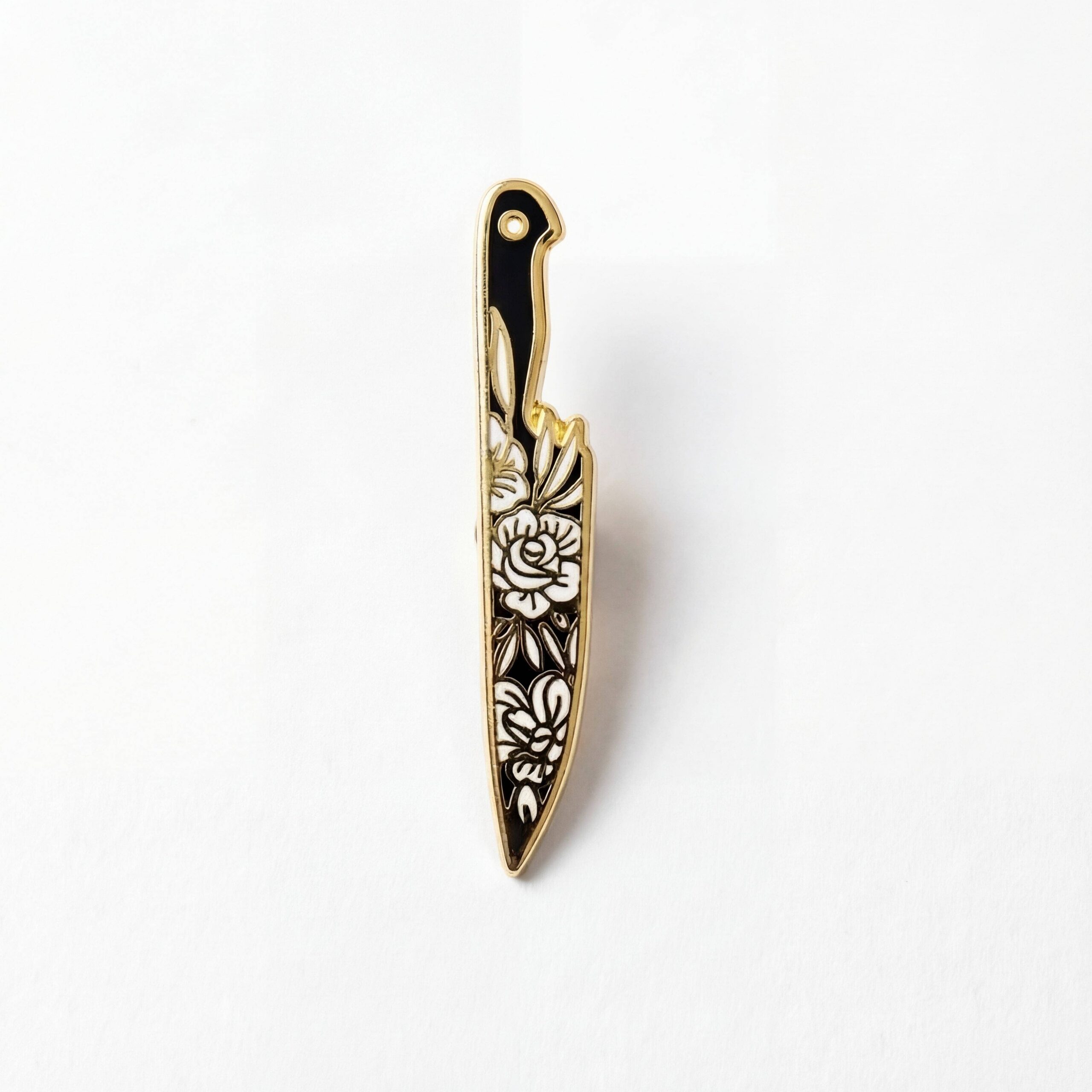 Floral Knife Pin