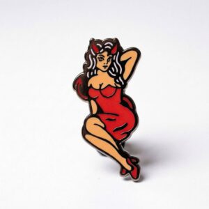 Devil Pin-Up Pin