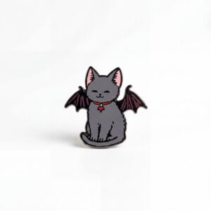Cat Bat Pin (Sketch Variant)