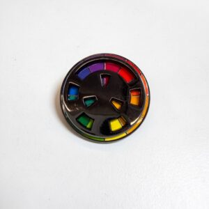 More Color Spectrum Star Pin