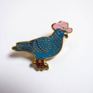 Cowboy Pigeon Pin