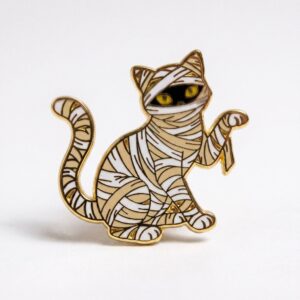 Mummy Cat Pin