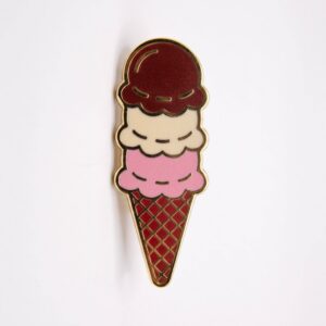 Triple Scoop Pin