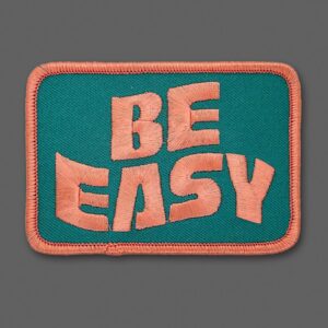 Be Easy - Teal/Peach Patch