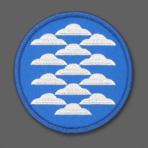 Cumulus Clouds Souvenir Patch