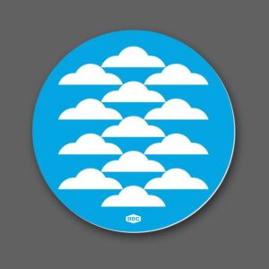 Cumulus Clouds Sticker