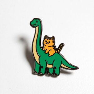 Dino Cat Pin