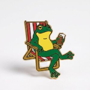 Beer Frog Pin