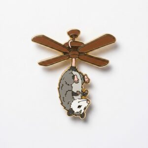 Possum Fan Pin