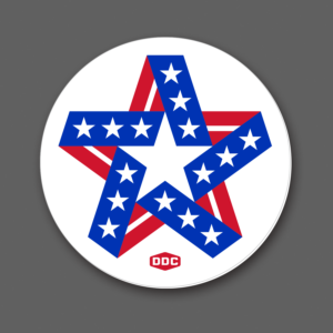 Patriotic Star Sticker