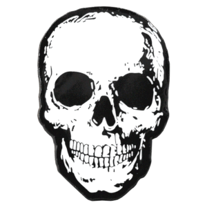 Skull Glow-In-The-Dark Enamel Pin