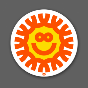 Happy Sun Sticker