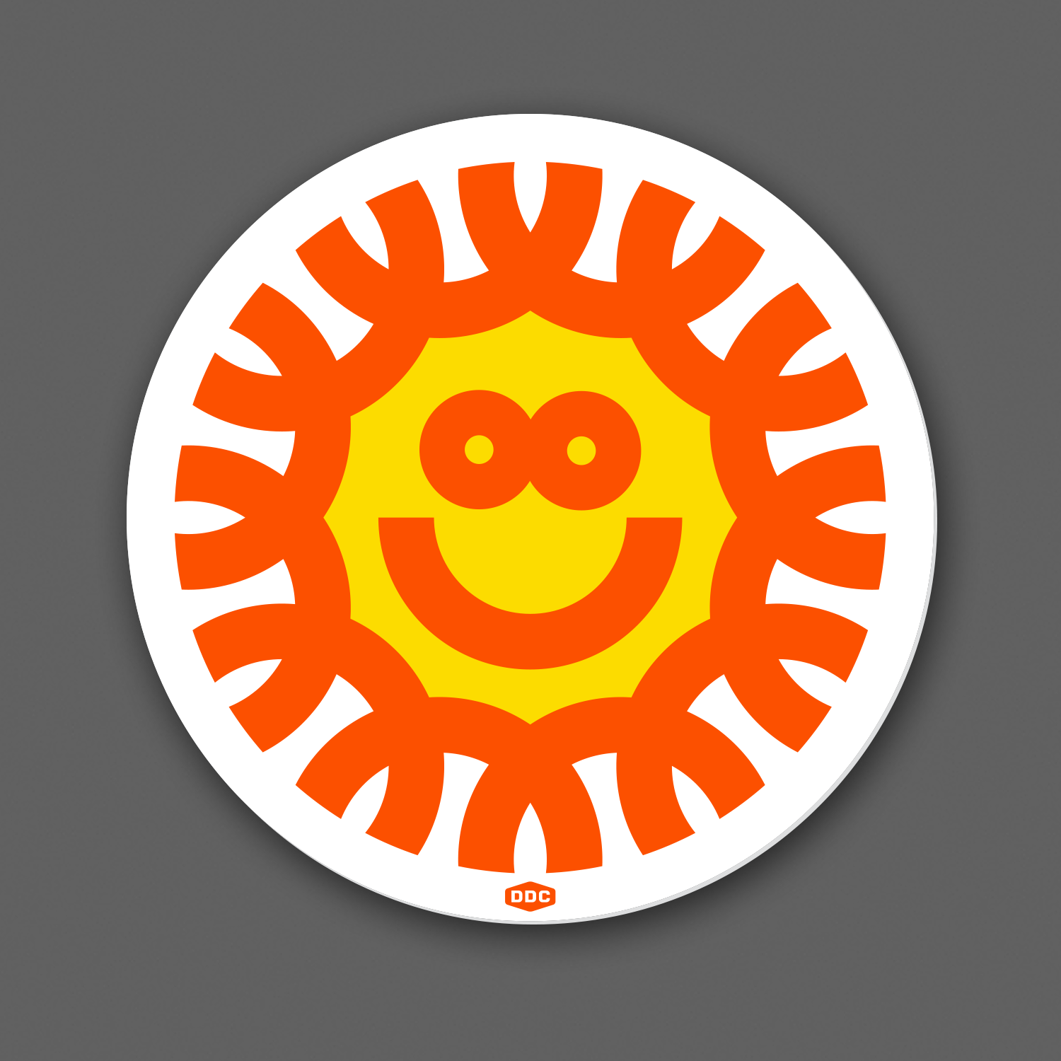 Happy Sun Sticker