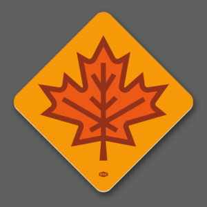 Autumn Leaf Sticker